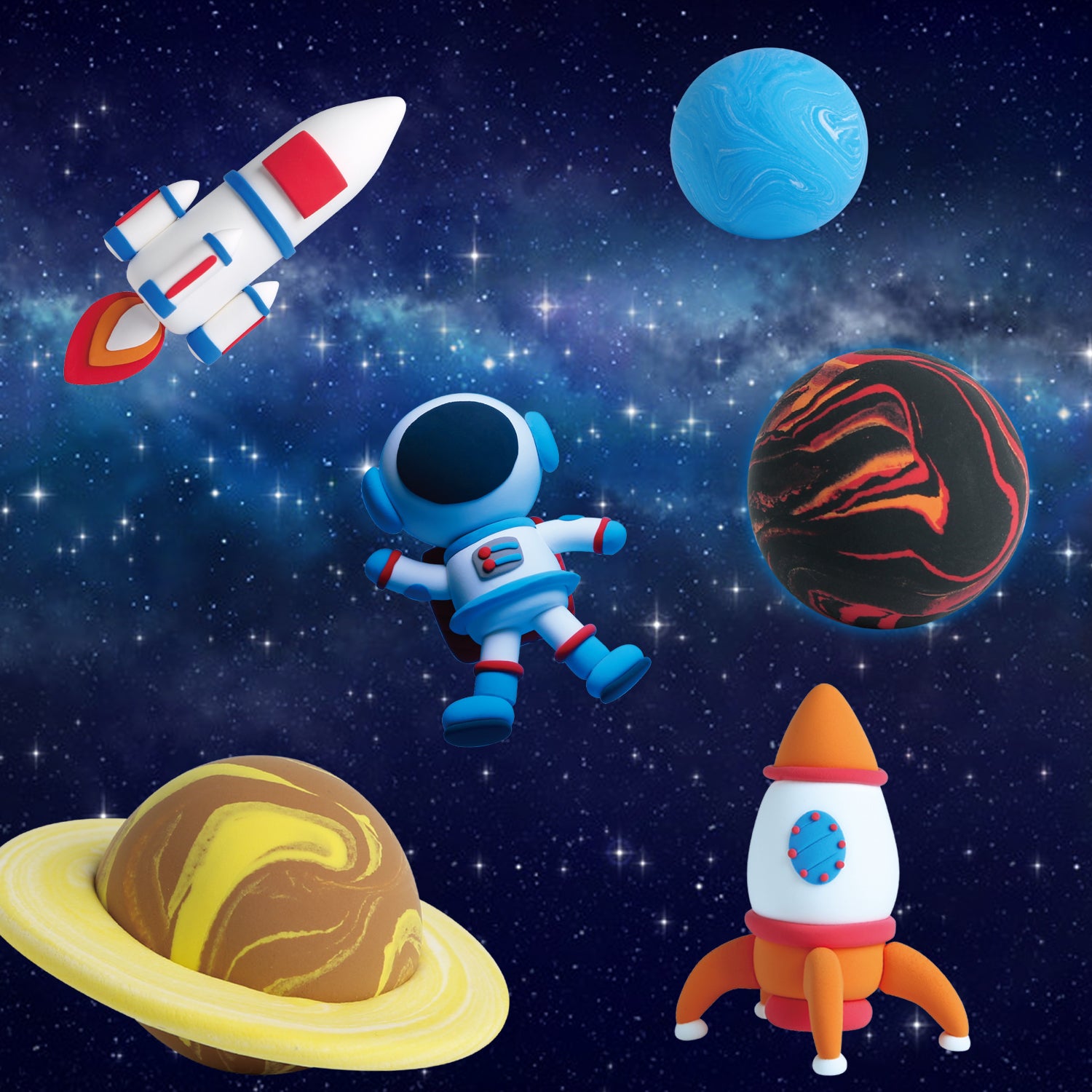 Galactic Craft: Space-Themed DIY Clay Kits